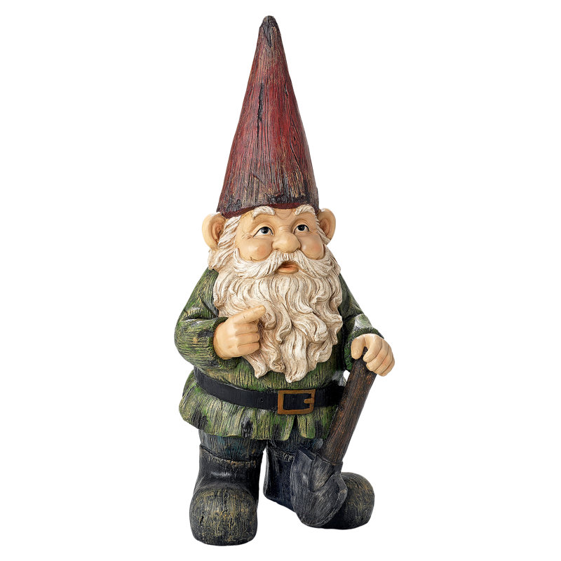 Gnome Gnomes Weather Resistant UV Resistant Polyresin Garden Statue