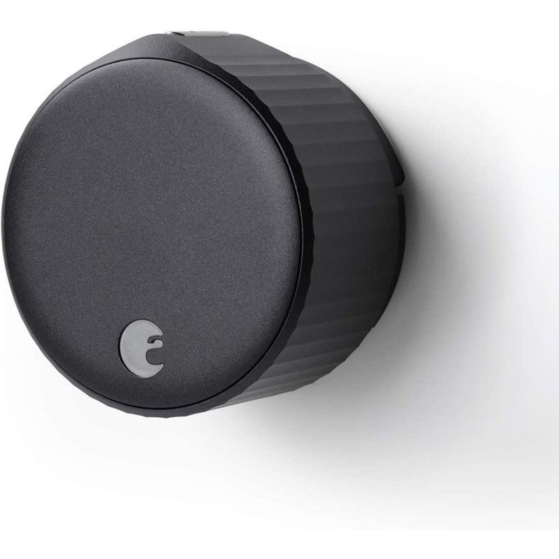 Matte Black Wi-Fi Smart Door Lock with Bluetooth