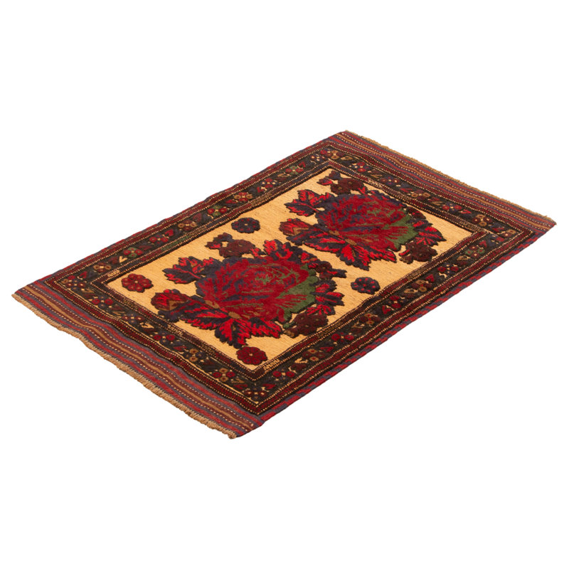 Tapis rouge tadjik 2 pi 11 po x 4 pi 10 po
