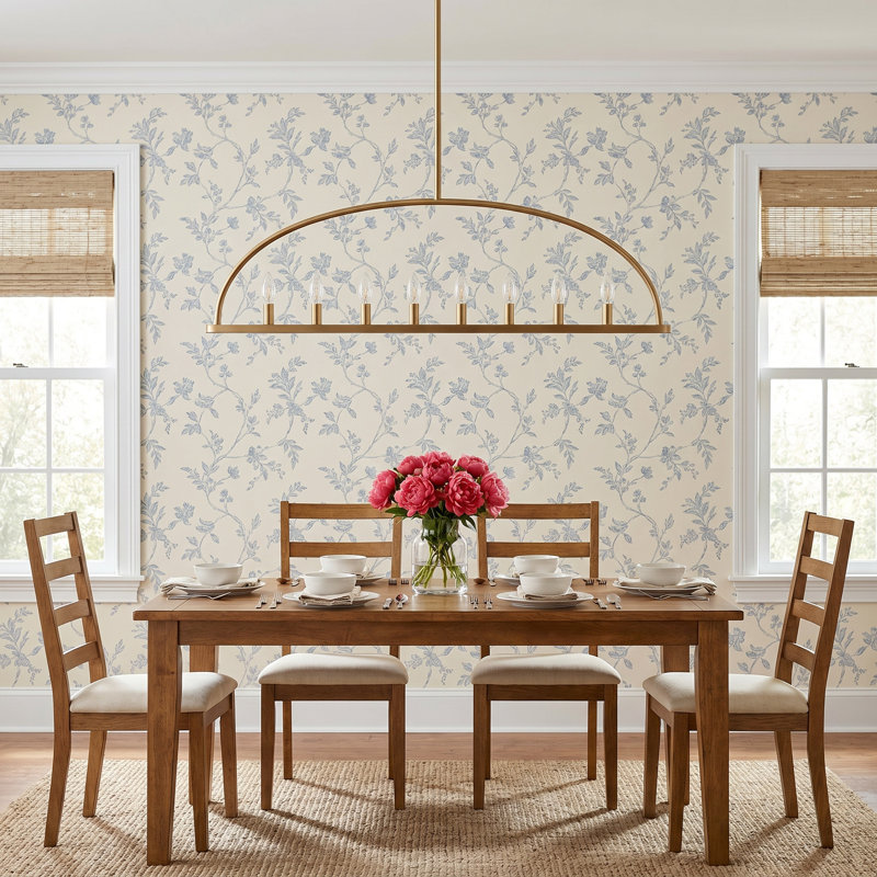 Aleena 8 - Light Lantern Geometric Chandelier, Gold