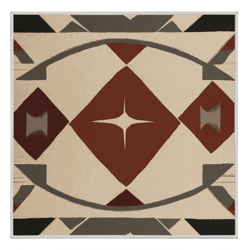 Chronicle Canvas Rug, Square 4'