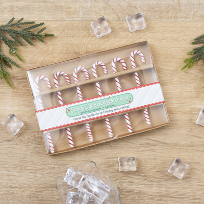  Candy Cane Swizzle Stick Set/6