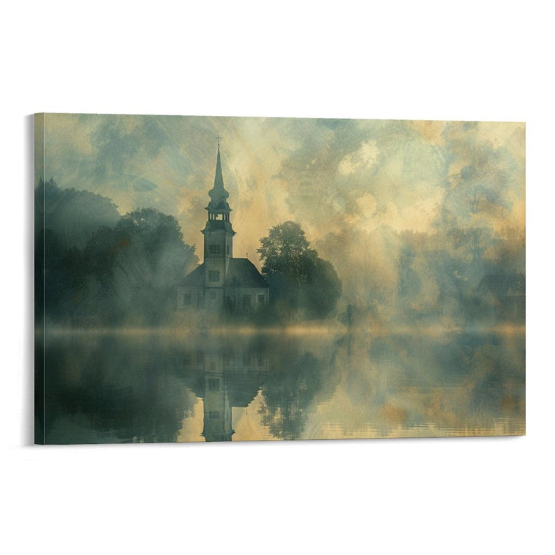 Toile encadrée 24 "x 36" avec cadre en bois, prête à être accrochée, 24×36inch