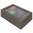 MyGift 8 Compartment 12" L Tea Box