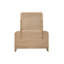 Poignées en métal en bois d'hévéa massif de style contemporain avec commode 1 pièce seulement 9 tiroirs