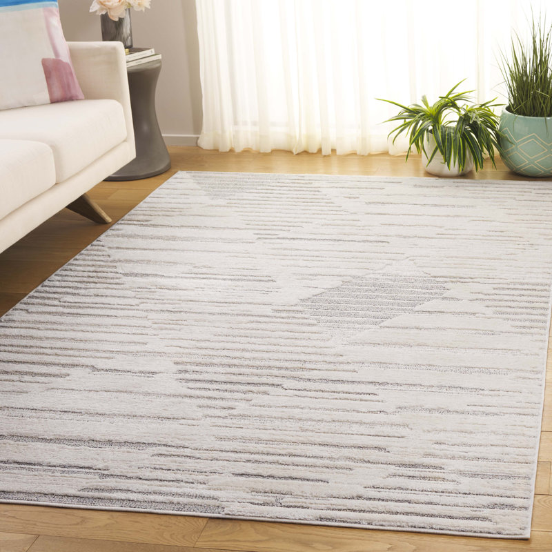 Tapis abstrait Elmhurst Performance, Rectangle 5 pi 3 po x 7 pi 6 po