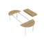 Homou 105-240 cm Extendable Dining Table-933097599-933097592