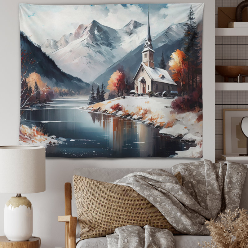Tapisserie «Minden Polyester Monochome Farm VII», H 50 po x l 60 po