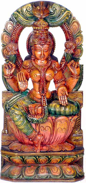 Déesse Lakshmi à Lalitasana