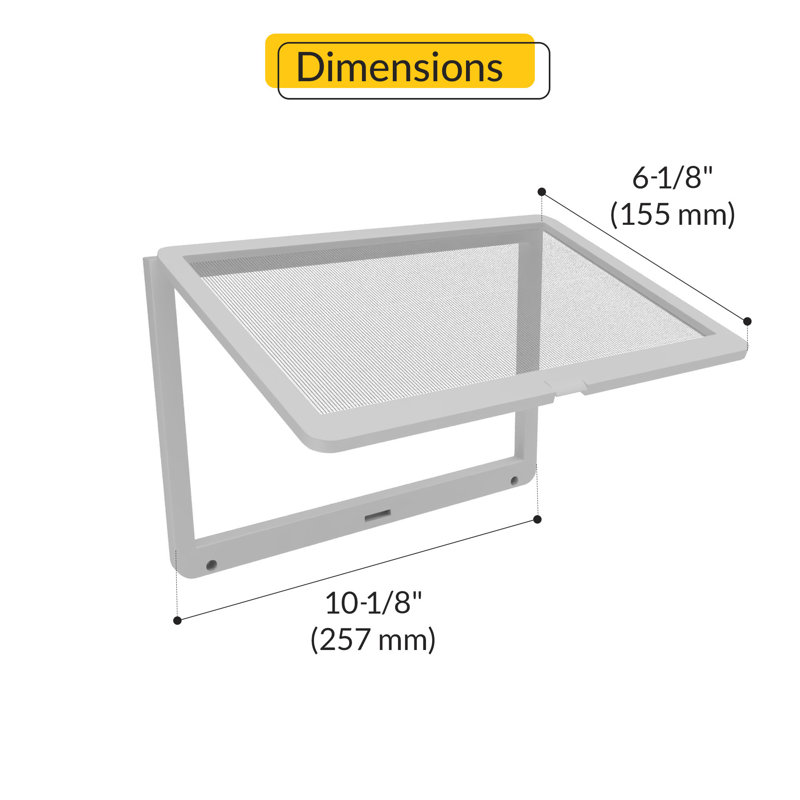 Écran blanc Wicket Brixwell 900-15154w, Blanc