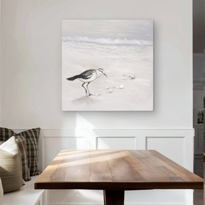 Semipalmated Sandpiper - Marine White Metal Print | Home Decor