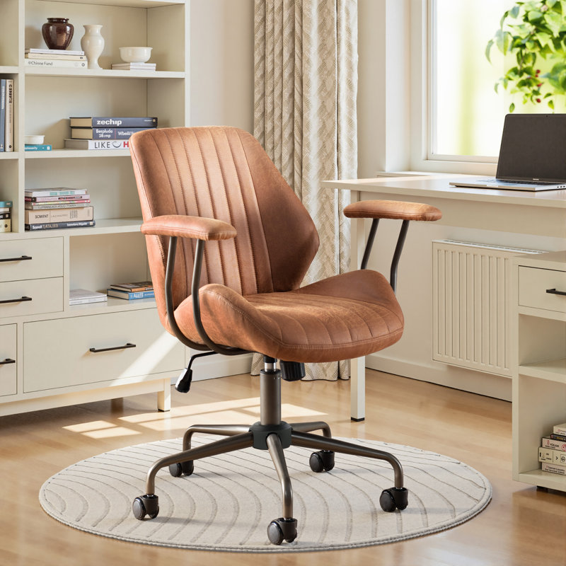 Chaise de bureau Kalysia, Brun