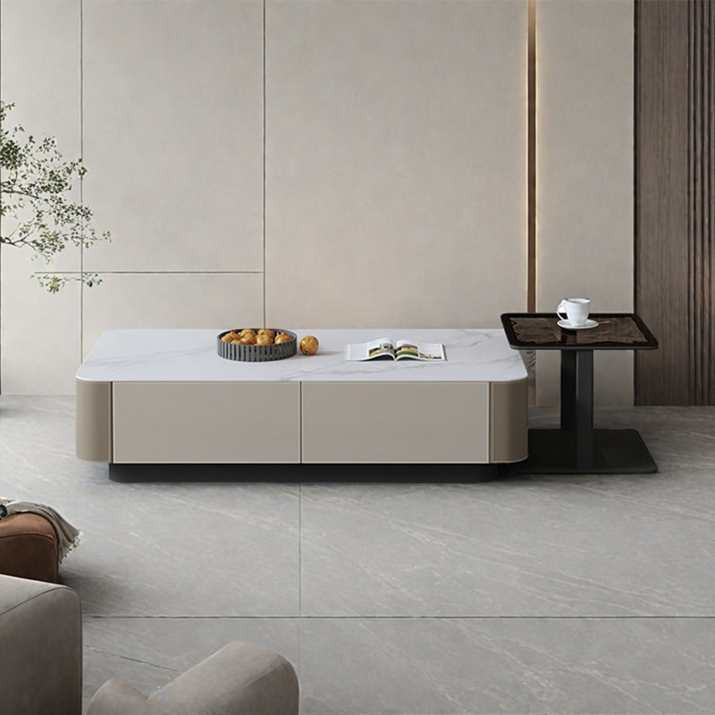 Italian simple rectangular rock table