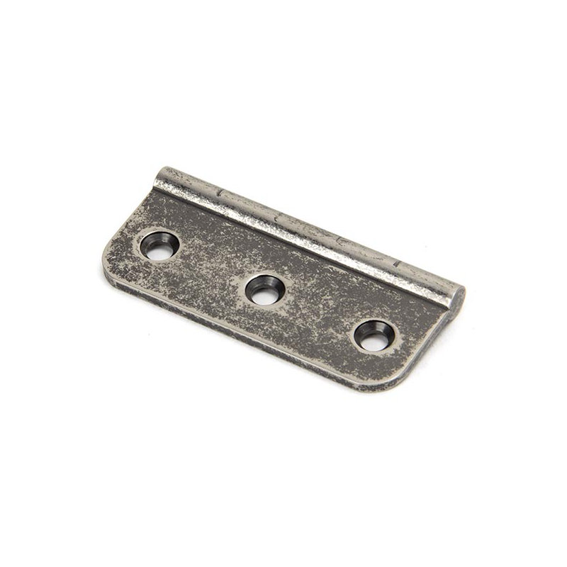 7.5cm H x 35cm W Surface Mount Single Door Hinge, Pewter Patina