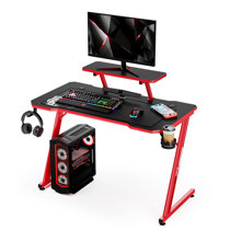 The GG Gaming Desk Rustic Meets Industrial, Solid Wood, Heavy Duty Gaming  Desk -  Ireland