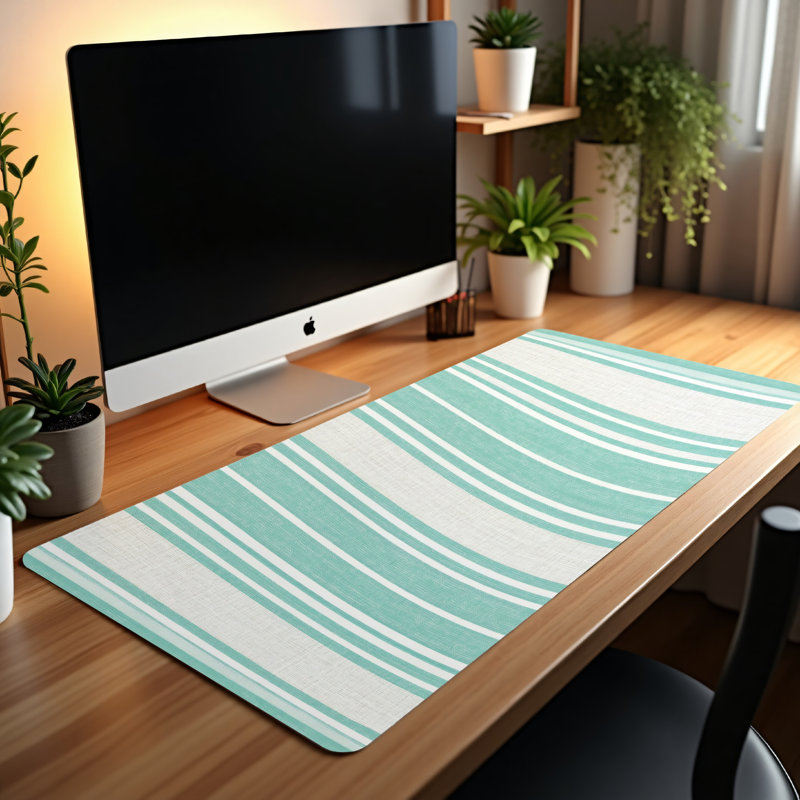 Polyester Desk Pad, 14.4x12.1