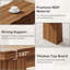 47-Inch Wooden Entryway Bench for Bedroom-1929660252
