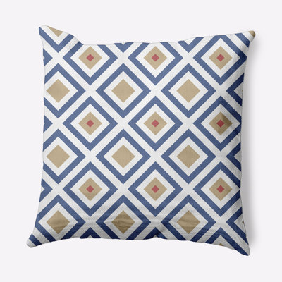 Subline Geometric Reversible Throw Pillow