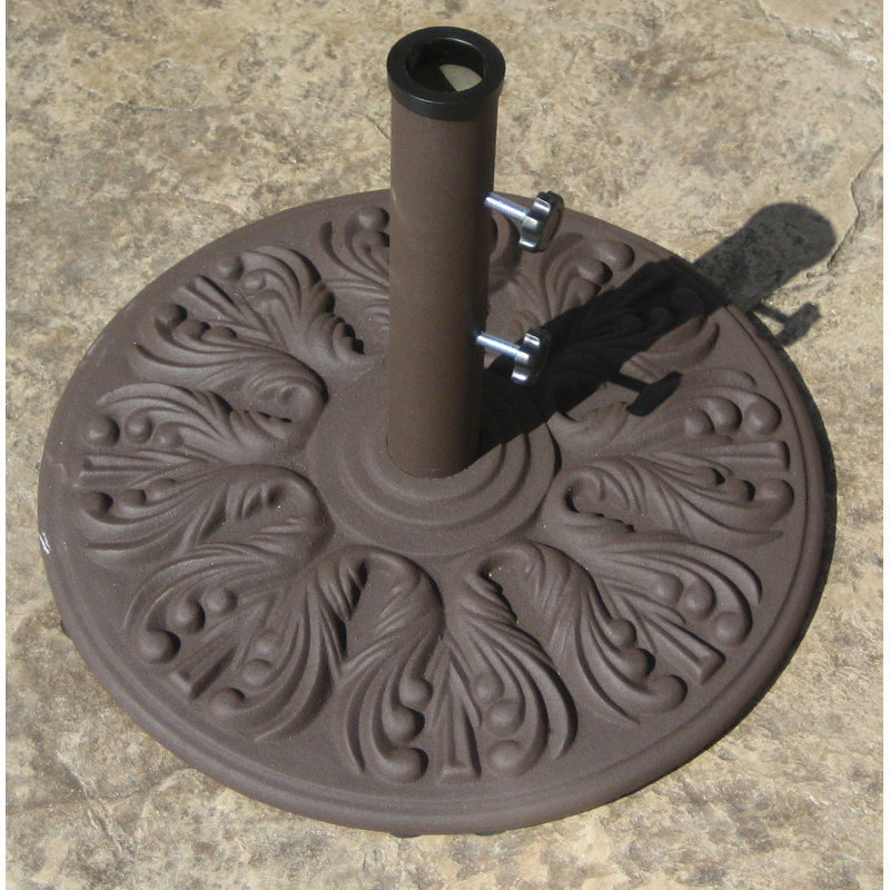 Base de parasol autoportante Piero, Bronze, H 14 po x l 24 po x P 24 po