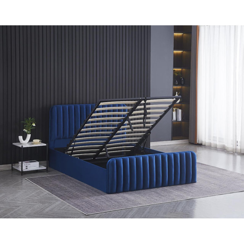 Abgail Upholstered Ottoman Storage Bed, Double (4'6)
