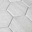 Carreau de mosaïque en verre recyclé mat 3 po x 3 po Daintree-128636005