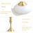 Small End Table Round Side Table,  Modern Metal Pedestal Table, Fluted Circle Decorative Drink Martini Table,Minimalist Accent Table For Small Spaces-1110330088-1110330091