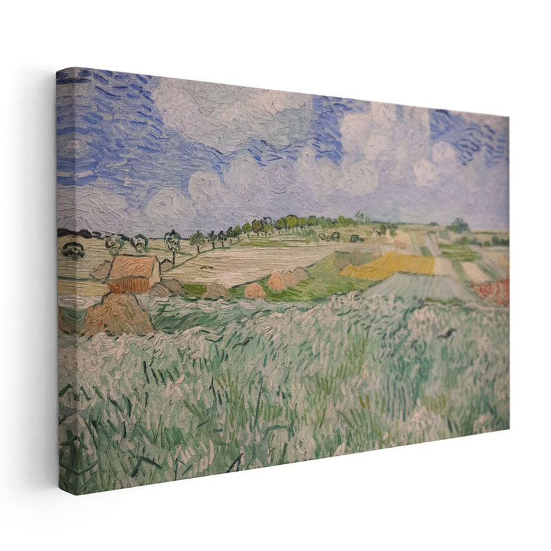 «Plain Near Auvers», 1890, reproduction d'art sur toile, H 16 po x l 24 po