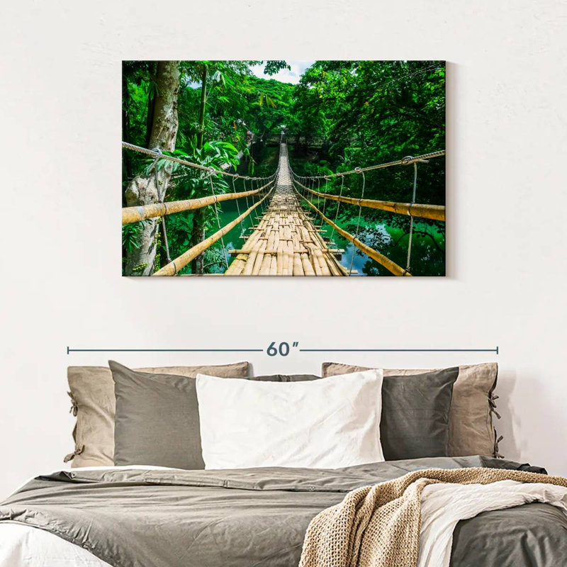 Lilie Bamboo Bridge, 30" H x 45" W