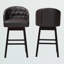 Tabouret de bar pivotant de 30,62 po Alice-20238975