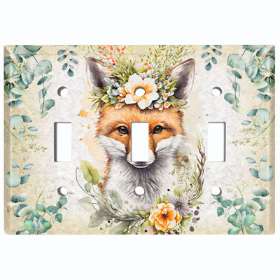 Animals 3 - Gang Toggle Light Switch Standard Wall Plate