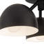 Plafonnier semi-encastré noir 13 po Fosso-124959502