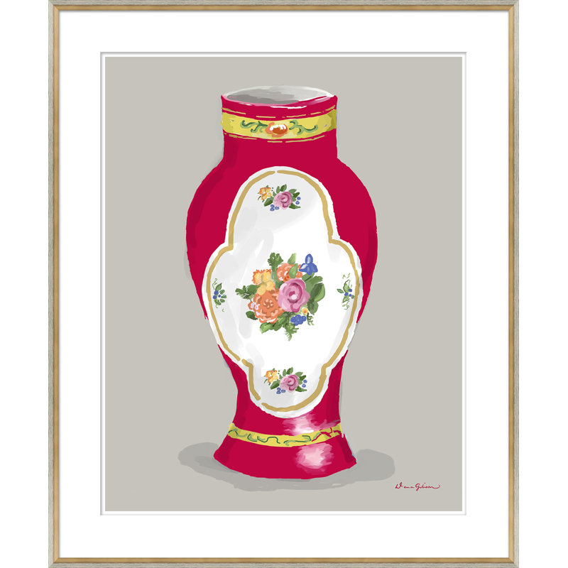 "Derby" par Dana Gibson - Peinture sur papier encadrée