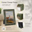 Cadre photo vert orné avec passe-partout pour affichage mural ou de table-129940150-129940149-129940140