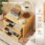 45cm W Bamboo / Rattan Bedside Table