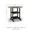Table de bar en plastique Chrisann