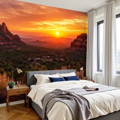 Papier peint adhésif auto-adhésif moderne pour la chambre à coucher Peel and Stick L 69 "x l 96"