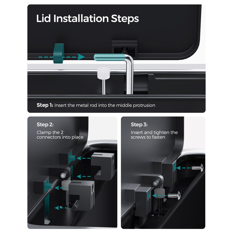 Replacement 2x8-Gallon Trash Can Lid