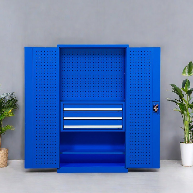 Casiers de garage multifonctionnels à grande capacité, Bleu
