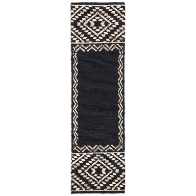 Tapis en jute tissé à la main Sirois