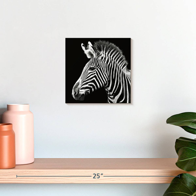 Brampt Zebra Stripes Pattern III, 10" H x 10" W