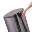 Qualiazero 13.2 Gallon and Two 1.3 Gallon Stainless Steel Rectangular Pedal Trash Can Set-80471825
