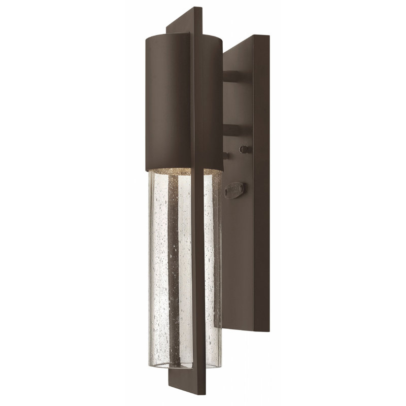 Dwell LED Outdoor Sconce, Buckeye Bronze, Incandescent, 15.5" H x 4.5" W x 4.75" D