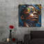 Art mural en métal luxueux «Vibrant Reflections Portrait» par r3darch0n-328228853