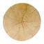 Table d'appoint d'extérieur moderne à centre creux avec finition grain de bois et capacité de poids élevée