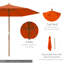 250cm Market Parasol-1272133012