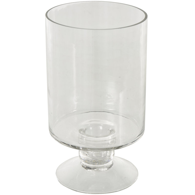 Ouragan de table en verre Perry, H 8,85 po x l 4,9 po x P 4,9 po