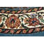 Tapis bleu sarcelle 3 pi 7 po x 3 pi Earley