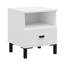 SALAMIS Bedside table, Opaque White-660215908