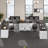 Farmhouse Executive L Shaped Desk, Home Office Desk With File Drawer And Power Outlet, Computer Corner Desk With Drawers And Storage Cabinet, Workstation For Office Home-1623010845