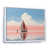 Cadre flottant blanc